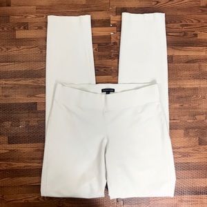 Eileen Fisher Slim Leg Stretch Ponte Pants, Cream / ivory. XS/TP